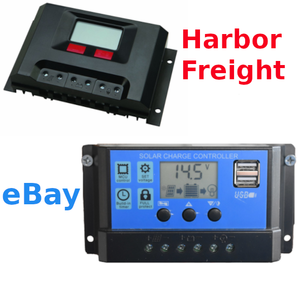 30 AMP Harbor Freight PWM Charge Controller vs eBay MPPT Charge Controllers.