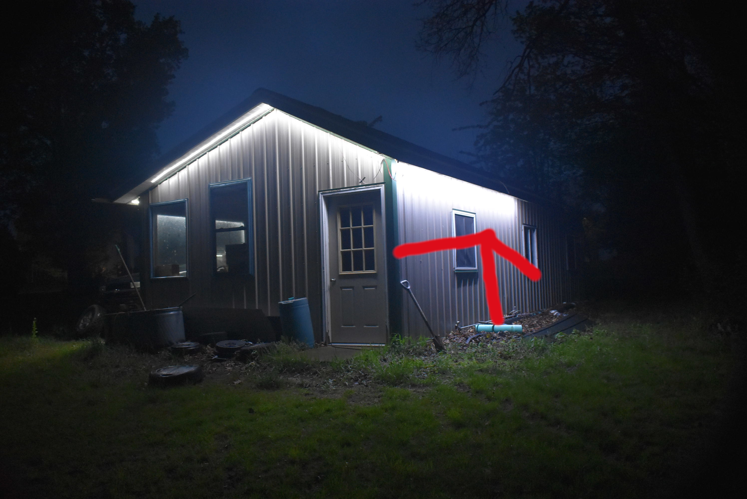 Adding additional LED Lighting Strips powered by solar to Facility.